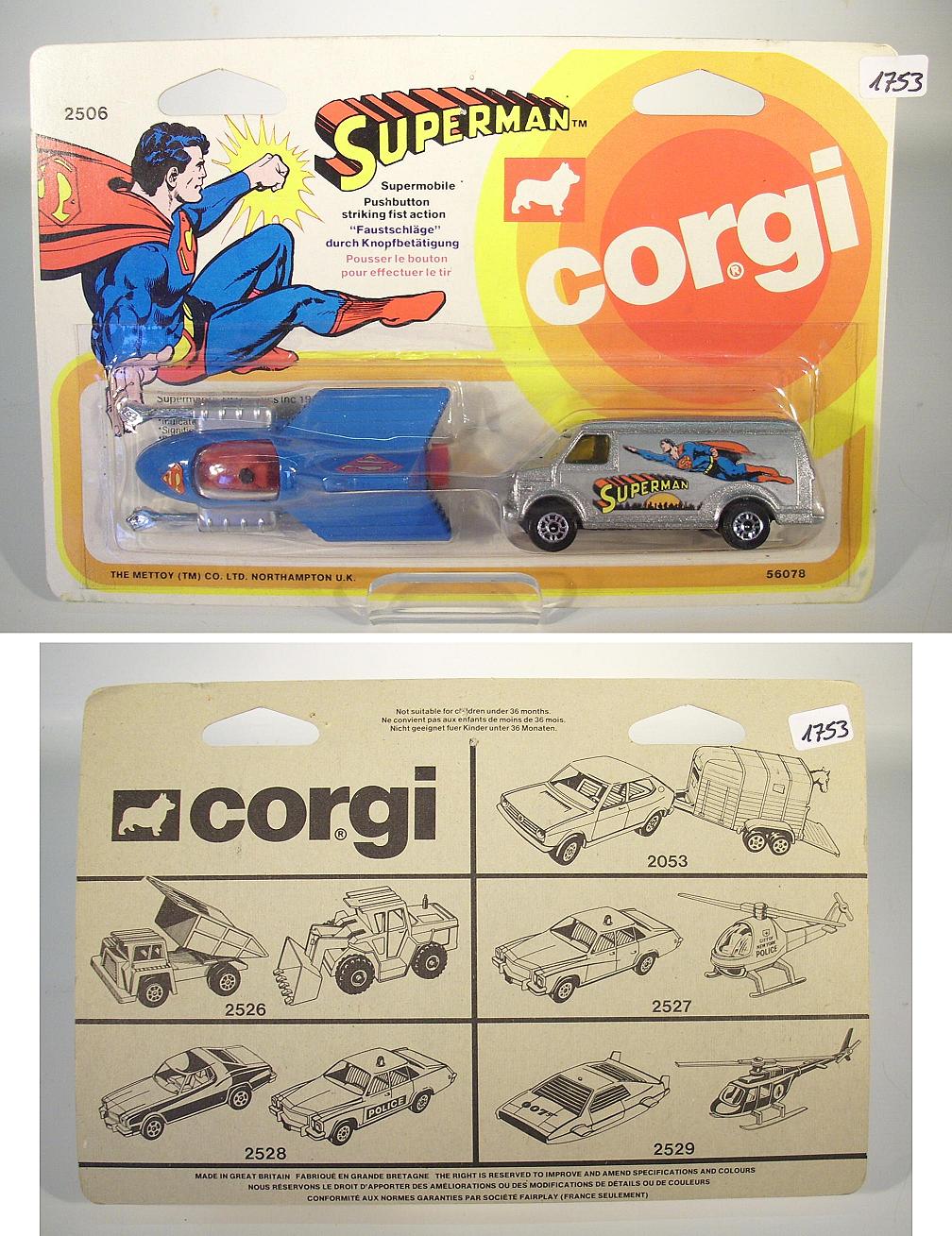 Corgi - 5 modèles parmi les plus rares.