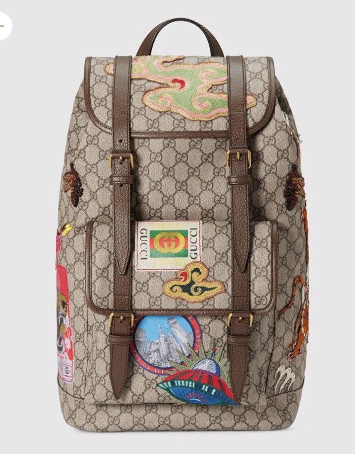 Gucci - 5 modèles de sacs à dos originales avec des broderies trouvés sur eBay !