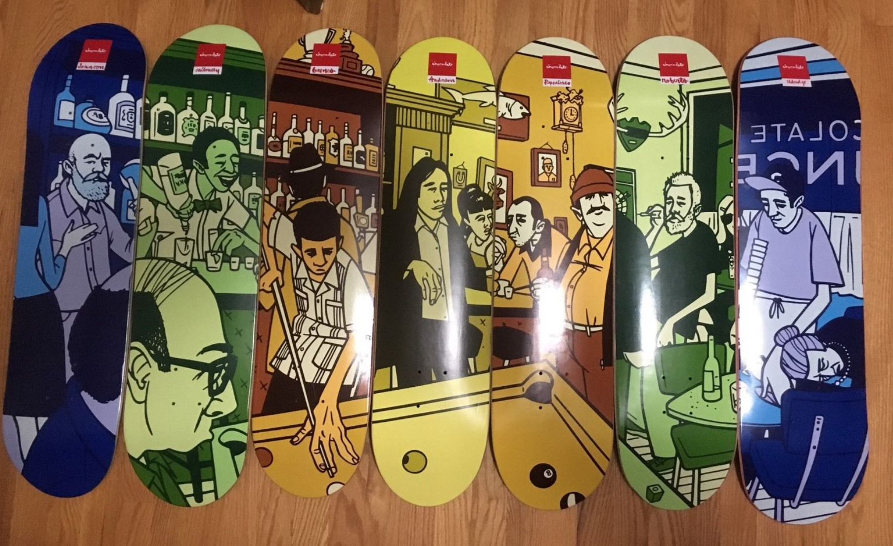 Girl & Chocolate Skateboards - Quelques modèles & séries collectors