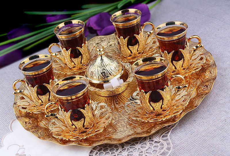 Top 5 des plus beaux sets de thé Turcs récemment vendus sur eBay