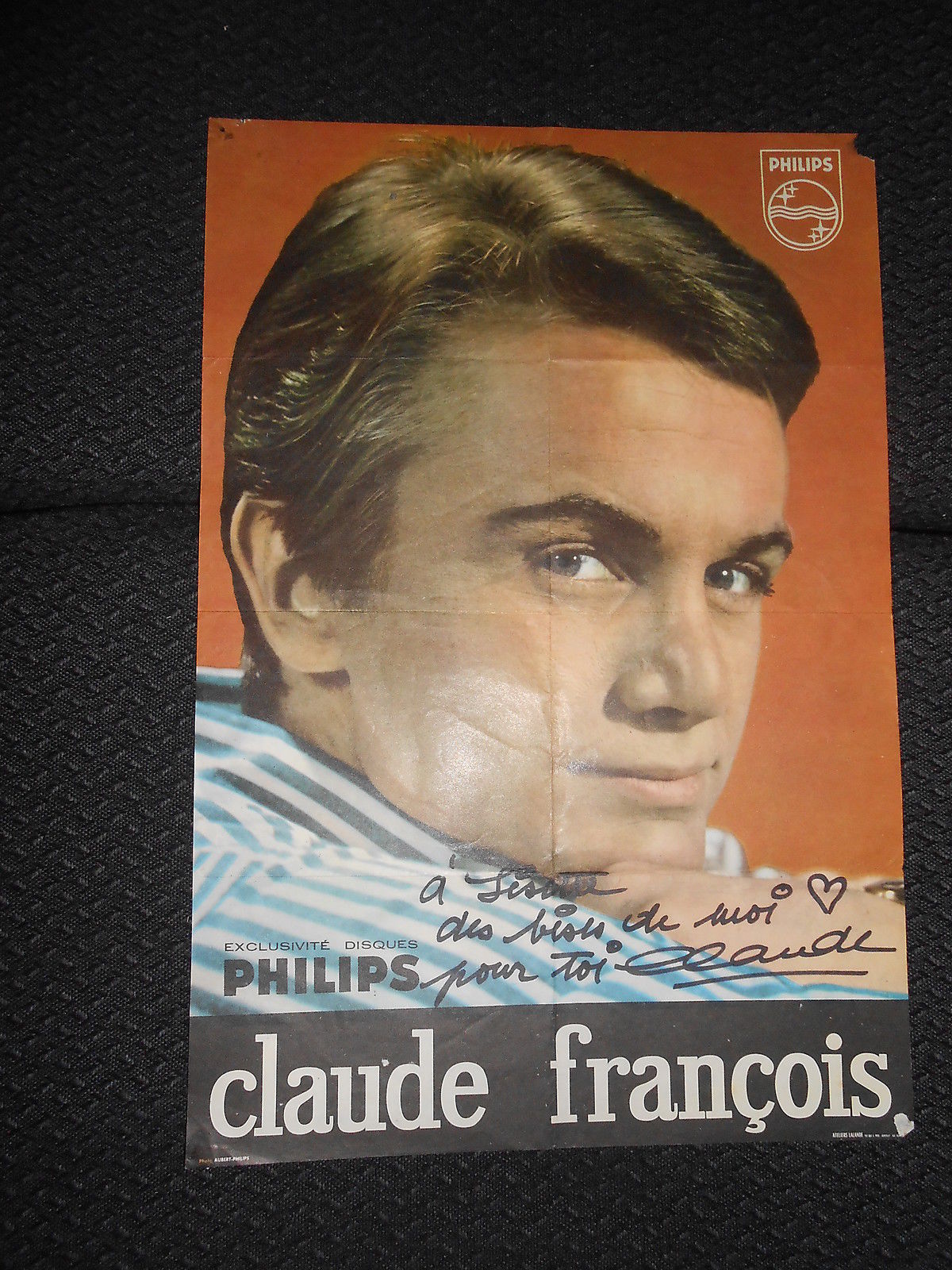 Claude François : Une sélection d'objets de collection vendus sur eBay