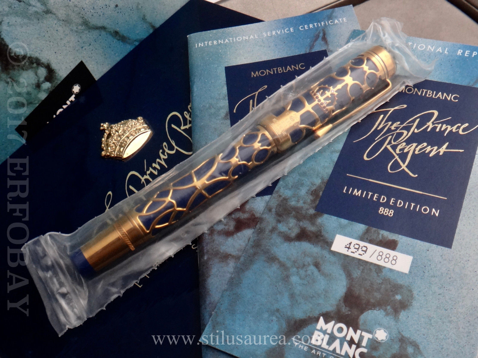 Une sélection de stylos de luxe Montblanc vendus sur eBay