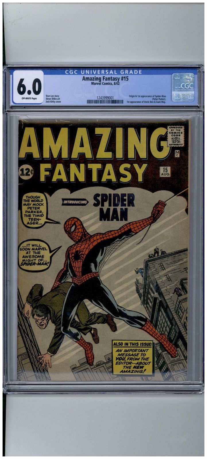 Spider-man : quelques objets de collection récemment vendus sur eBay